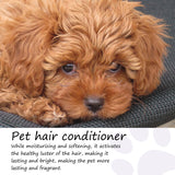 Yegbong Pet Hair Conditioner, Fluffy Soft Not Knot Pet Pet Hair Clean Nursing Hair Cream