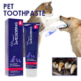 Yegbong Pet Oral Cleaning Paste, Cat and Dog Cleaning Oral Malodour, Tartar, and Stains, Whitening Tooth