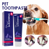 Yegbong Pet Oral Cleaning Paste, Cat and Dog Cleaning Oral Malodour, Tartar, and Stains, Whitening Tooth