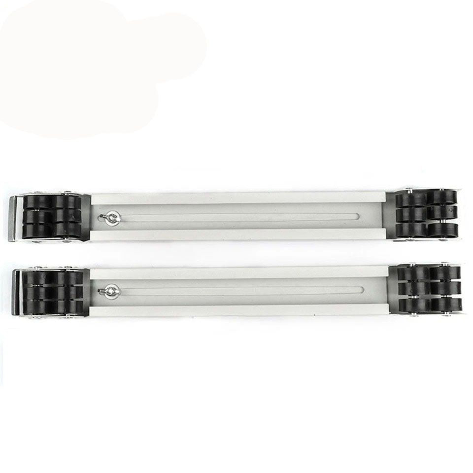 2PC White+Lever Handle Furniture Lifter Heavy Roller Move Tool Set Moving Wheel Mover Sliders Kit