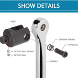 600MM 24" Breaker Bar Socket Heavy Duty 1/2" Drive Wrench Long Spanner