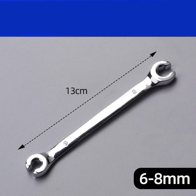 5Pcs Flare Nut Wrench Set Offset End Spanner Metric 6 8 9 10 11 12 13 14 15 17MM