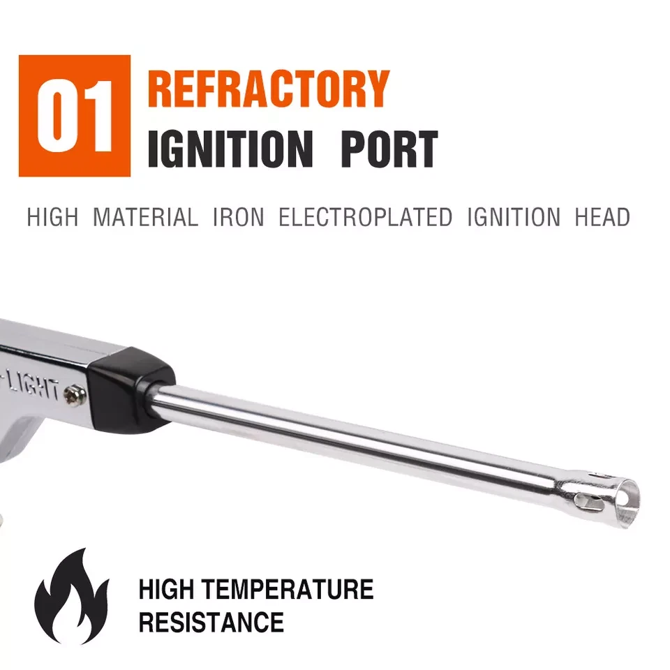 270MM Gas Stove Pulse Igniter Kitchen Household Electronic Lighter Lengthen Gas Flint