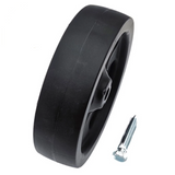 6 Inch 150MM Jockey Wheel Solid Rubber Wheel Replacement With Plastic Core