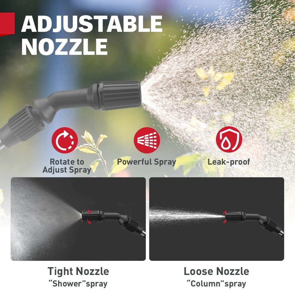 10L Garden Greens Pressure Sprayer Multi-Purpose Pressure Sprayer Farm Pesticide