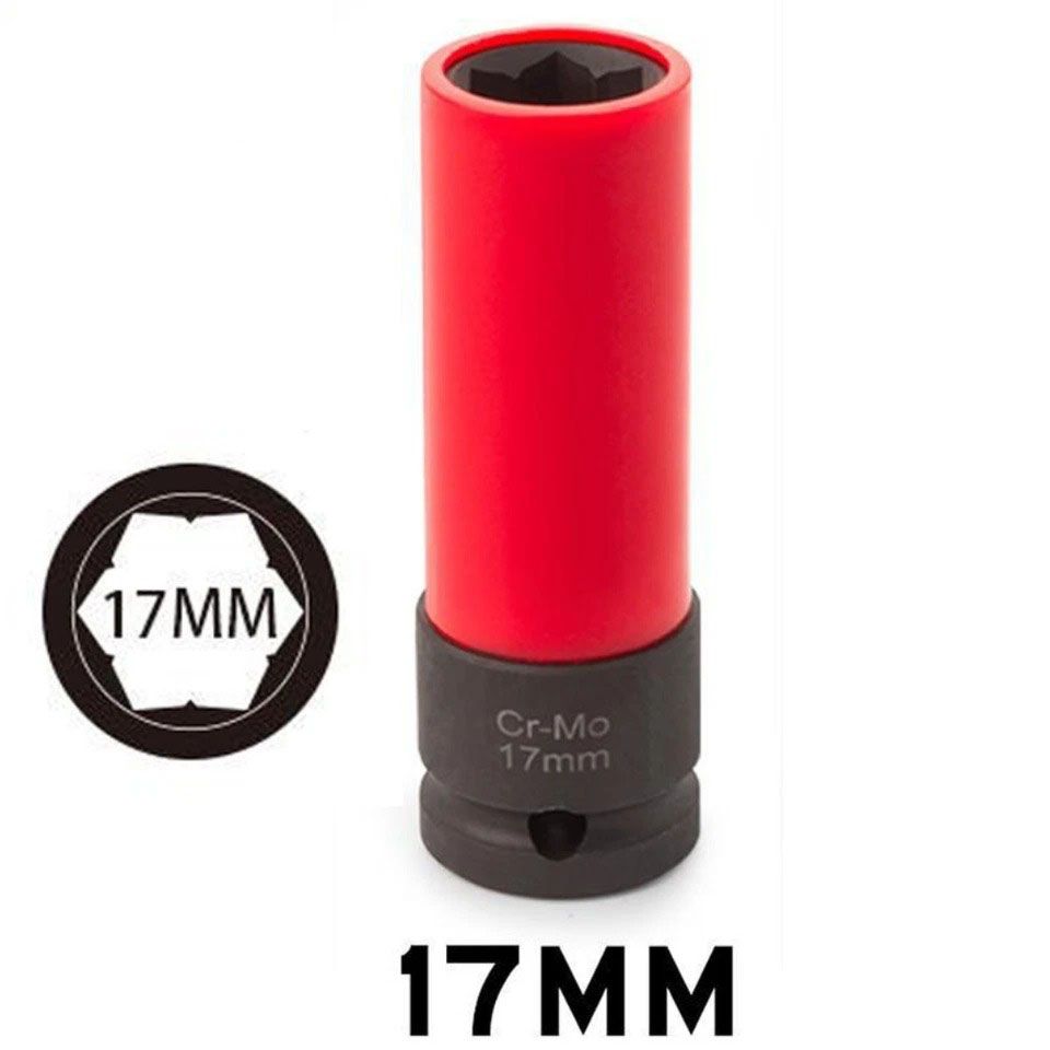 17/21MM Flower Profile Wheel Lug Deep Socket Mercedes-Benz Convex Head Remover