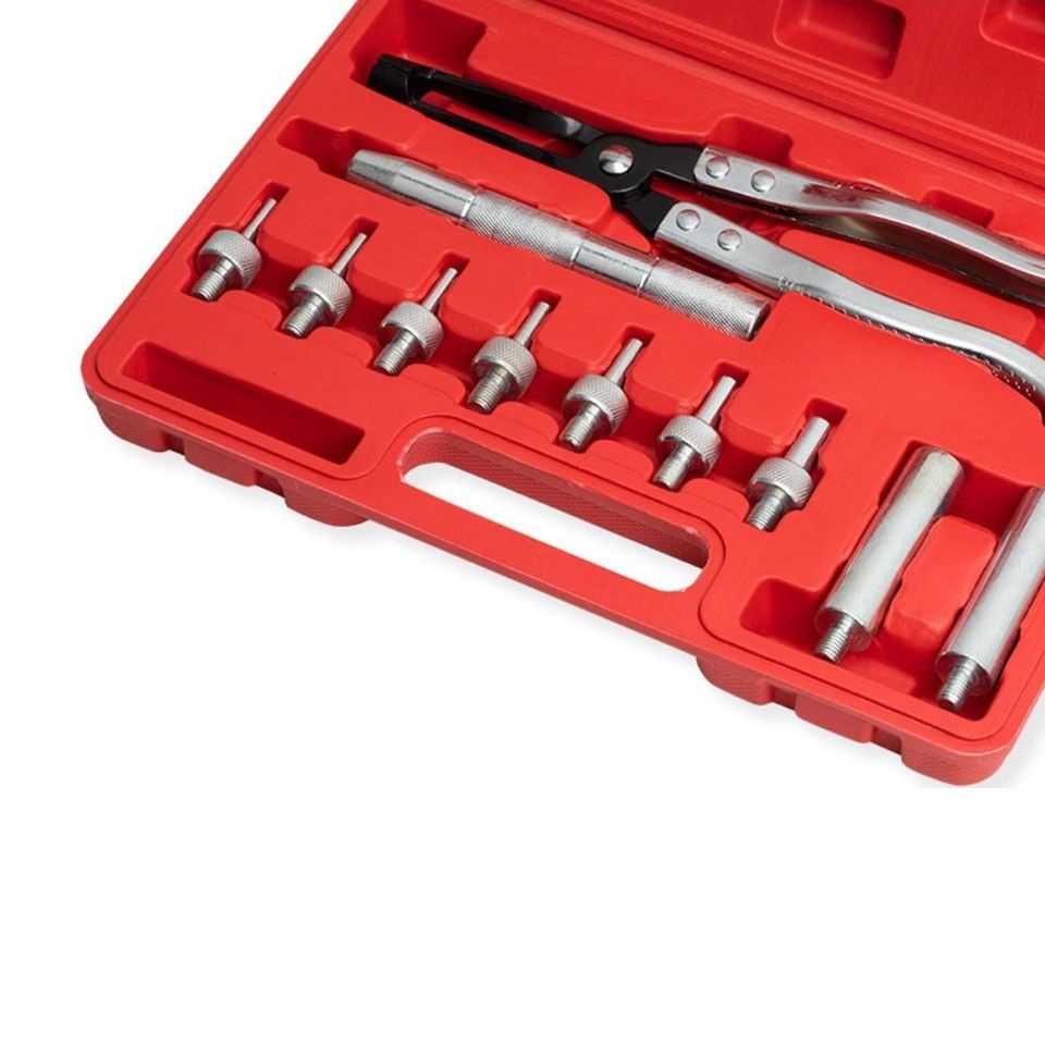 11PC Valve Stem Seal Pliers Remover Installer Cylinder Oil Seal Automotive Tool