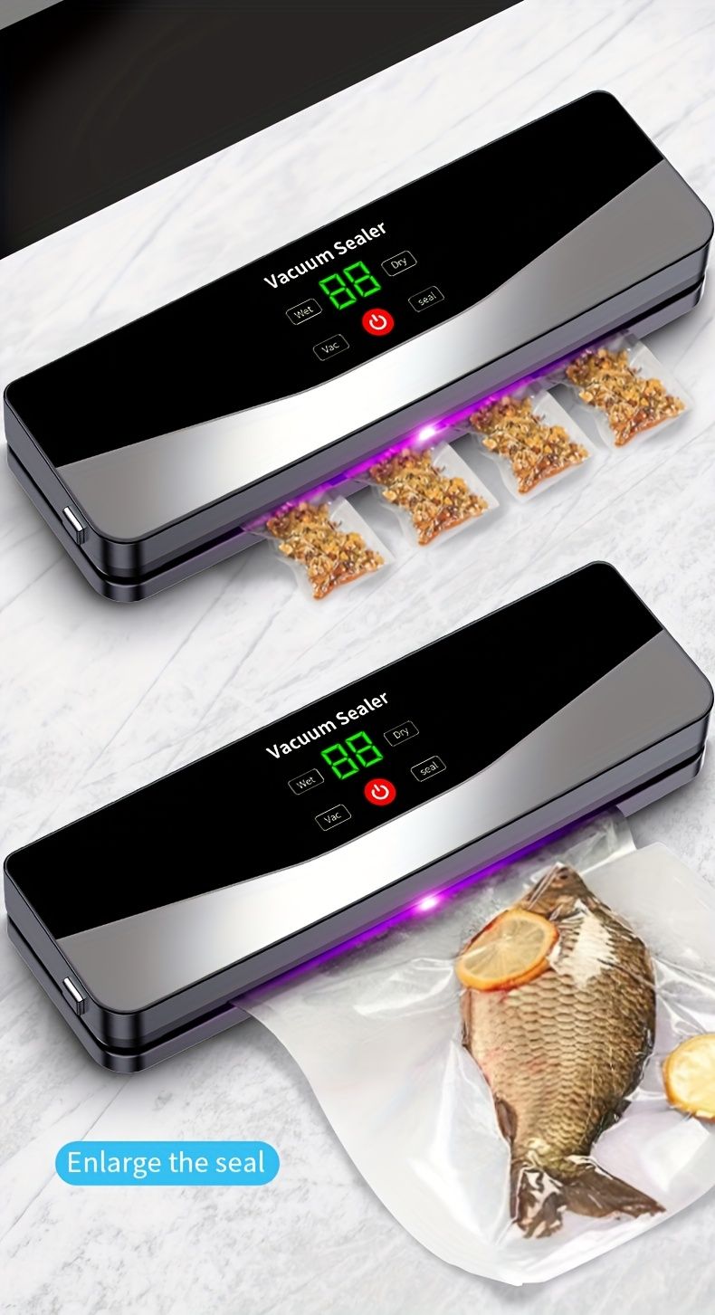 wireless vacuum sealer, portable vacuum sealer, chargeable vacuum sealer, Japanese technology vacuum sealer, food storage vacuum sealer, cordless food sealer, kitchen gadget Australia