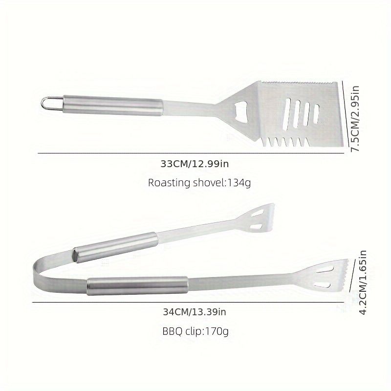 stainless steel BBQ tool set, BBQ utensils, outdoor grilling tools, Australian BBQ set, durable BBQ tools