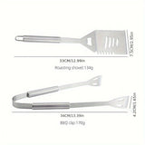 stainless steel BBQ tool set, BBQ utensils, outdoor grilling tools, Australian BBQ set, durable BBQ tools