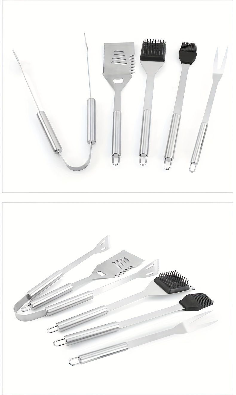 stainless steel BBQ tool set, BBQ utensils, outdoor grilling tools, Australian BBQ set, durable BBQ tools