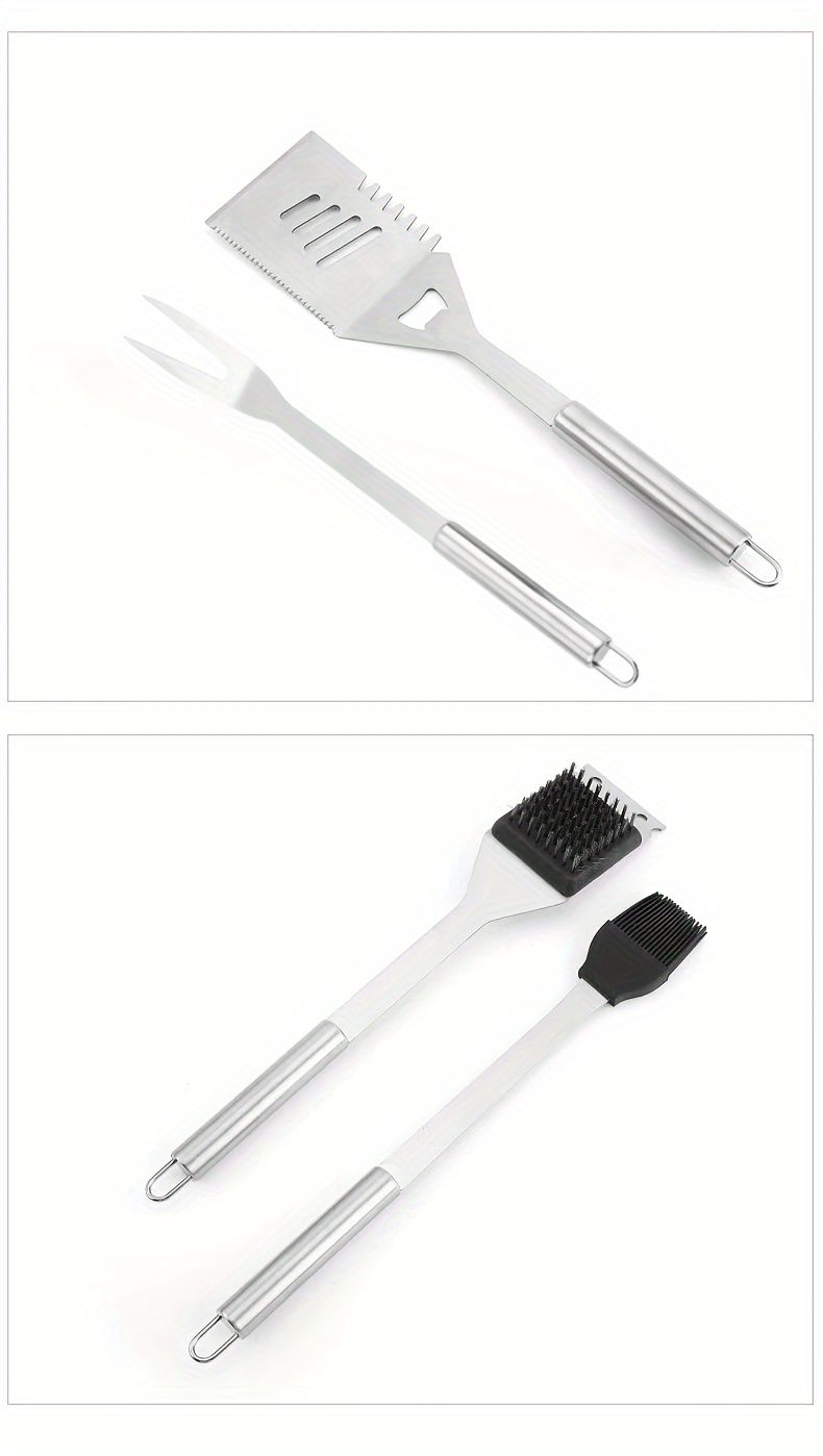 stainless steel BBQ tool set, BBQ utensils, outdoor grilling tools, Australian BBQ set, durable BBQ tools