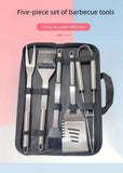 stainless steel BBQ tool set, BBQ utensils, outdoor grilling tools, Australian BBQ set, durable BBQ tools