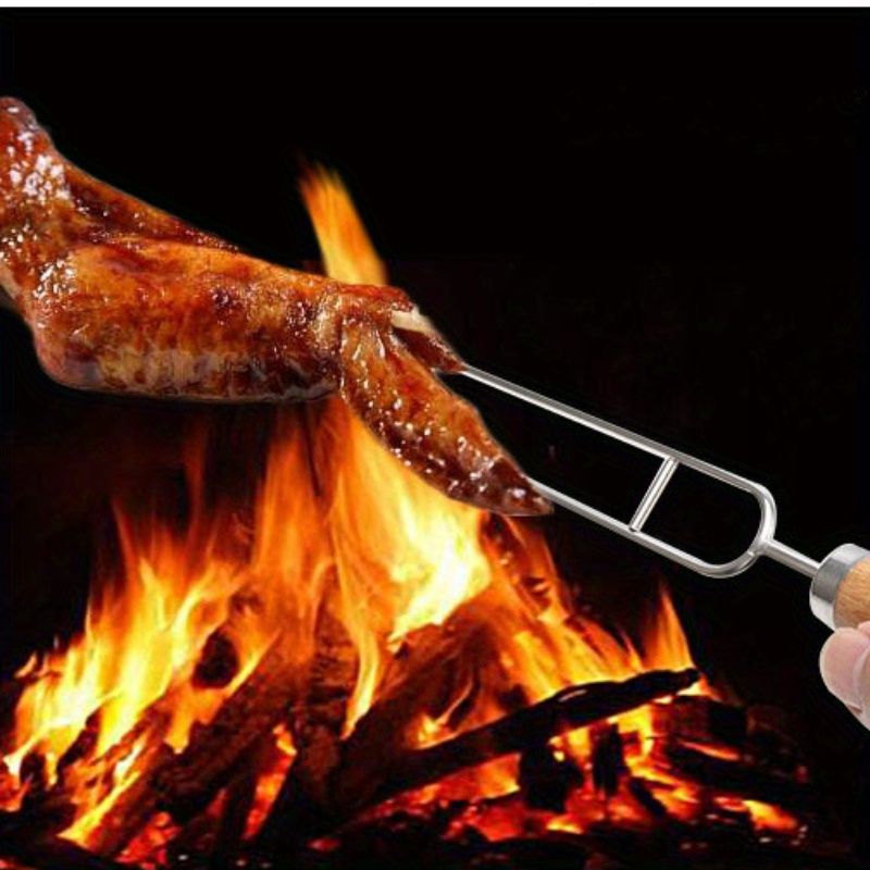 BBQ skewer set, outdoor barbecue Australia, stainless steel skewers, wooden handle skewers, portable skewer set, kebab sticks, grilling accessories