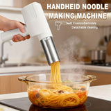 handheld noodle making machine, noodle maker, kitchen appliance, five noodle models, detachable cleaning, high-quality, home cooking, Australia, fresh pasta maker, compact kitchen tool