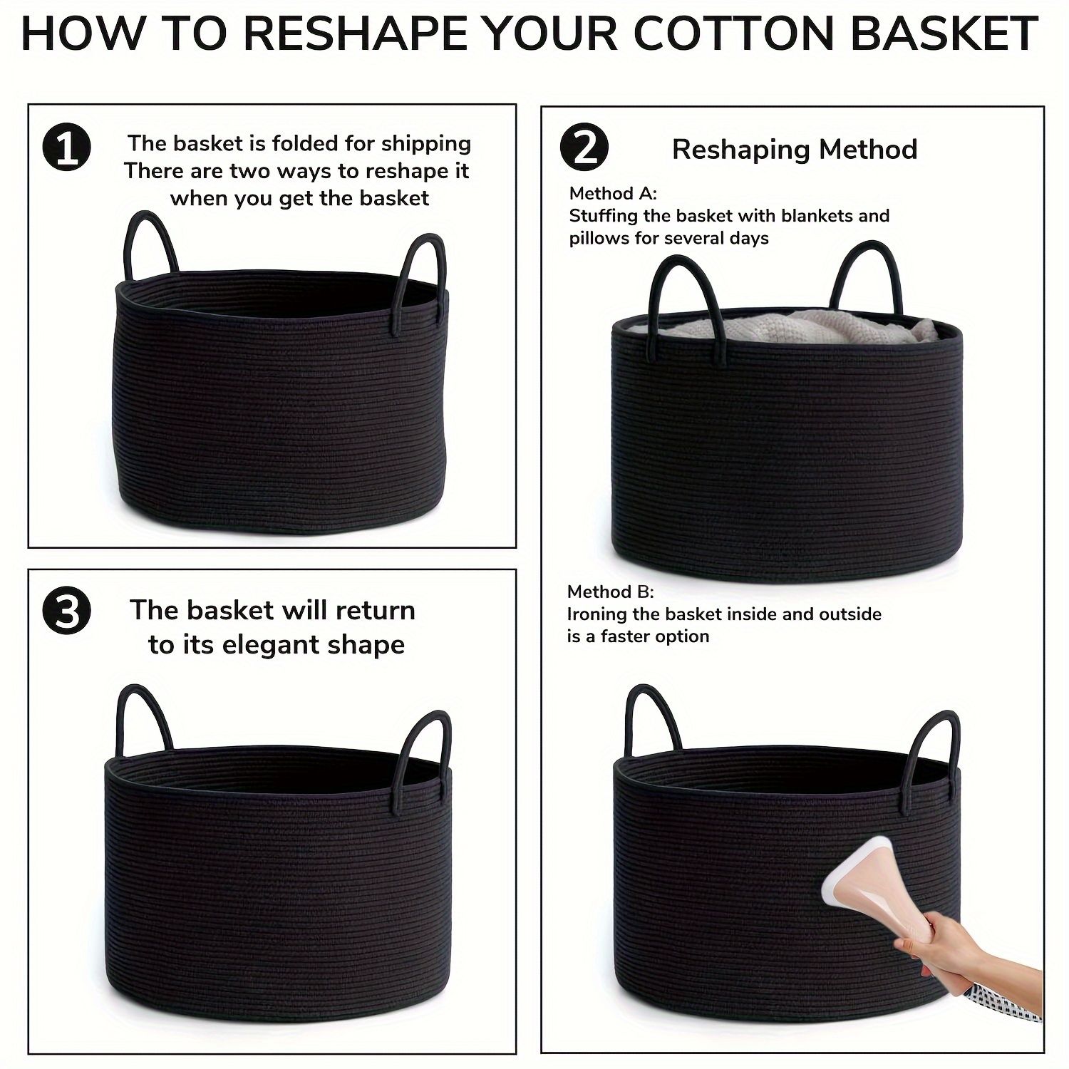 woven laundry basket, durable laundry basket, spacious laundry hamper, stylish laundry storage, Australian home organisation, multi-purpose storage basket, ergonomic handles, decorative laundry bin