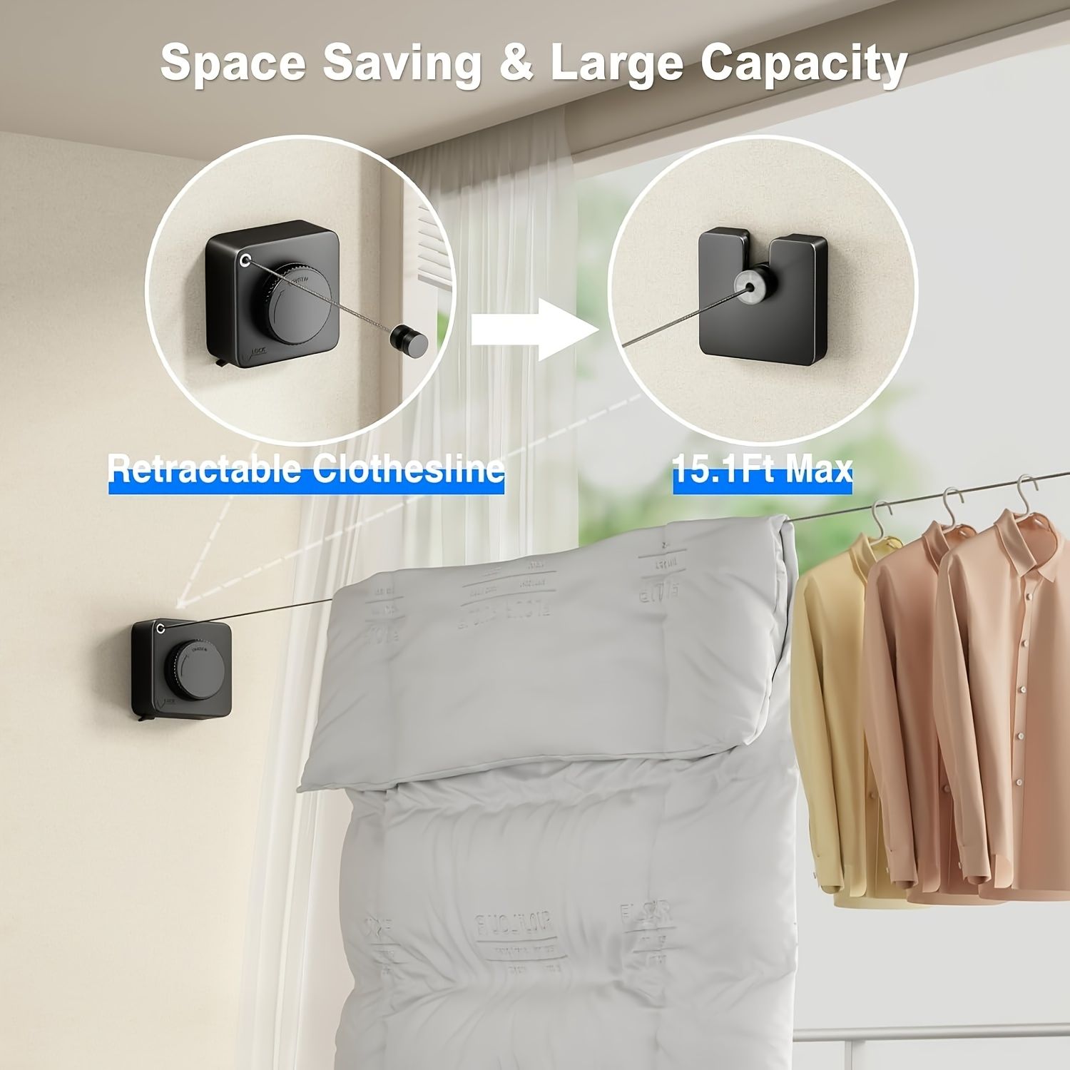 wall-mounted clothes hanger, adjustable hanger, laundry hanger, home organization, high-quality hanger, space saving hanger, wall clothes rail, Australian home, coat hanger wall mount