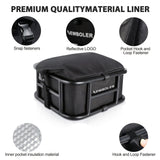 Black bike rear rack, universal bike rack, bicycle cargo rack, bike storage, cycling accessories, Australia bike rack, rear rack for bike, durable bike rack