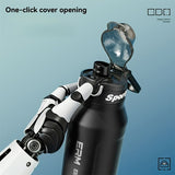 Black insulated water bottle, sports bottle 1000ml, 316 stainless steel bottle, one-click water bottle, gym water bottle Australia, BPA-free bottle, vacuum insulated, leak-proof water bottle