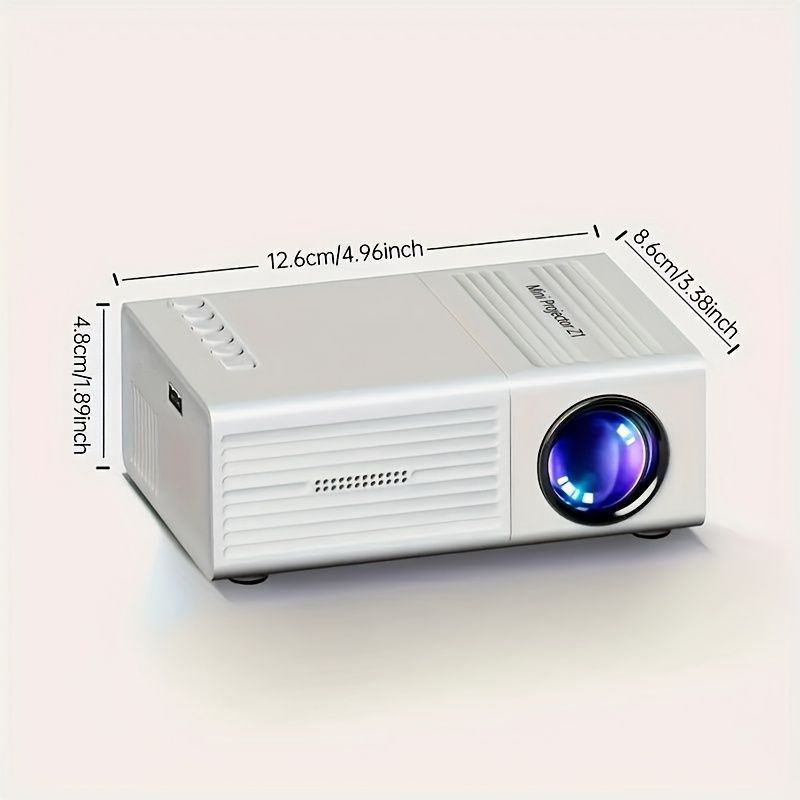 80-inch projector, LED projector, remote control projector, USB phone link projector, home entertainment projector