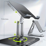 Black Silver laptop stand, 360 degree rotatable, ergonomic laptop stand, laptop accessories, adjustable laptop stand, laptop riser, workspace ergonomics, Australian market