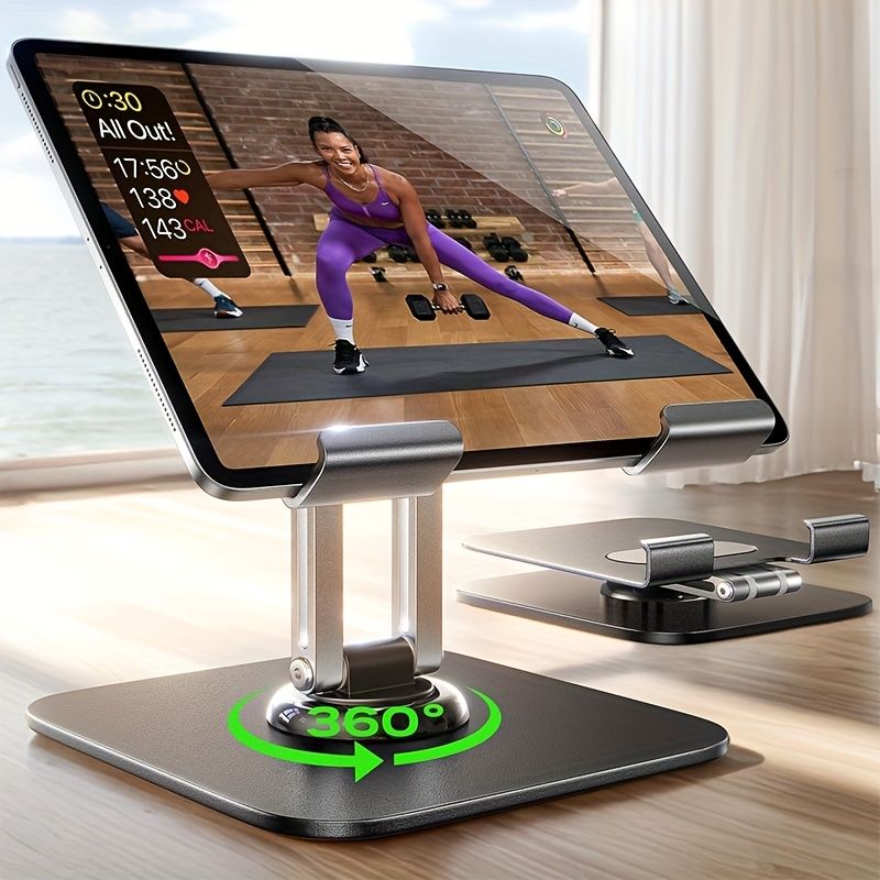 Black Silver laptop stand, 360 degree rotatable, ergonomic laptop stand, laptop accessories, adjustable laptop stand, laptop riser, workspace ergonomics, Australian market