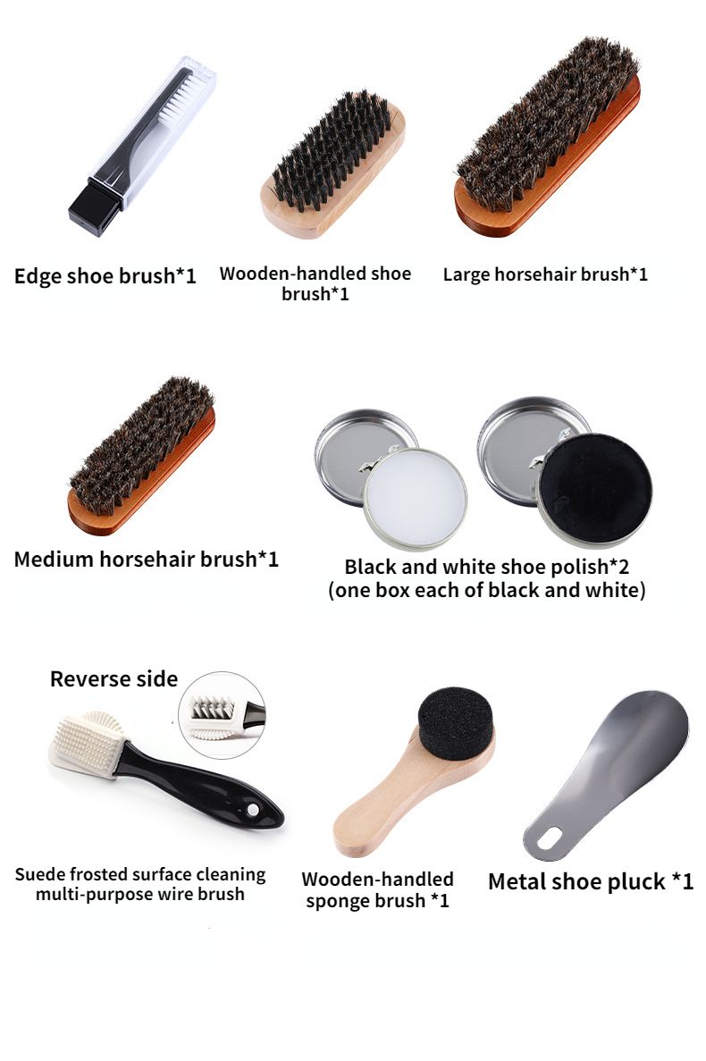 Gold Men's shoe care kit, leather shoe care, men's accessories, shoe care tools, leather case, Australian shoe care, leather polish kit