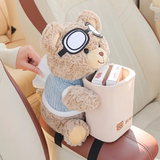 A cute car tissue holder and trash can in one, a creative car storage rack, and a car handrail for storing interior accessories