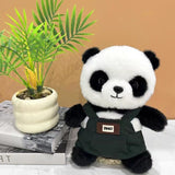 A unique Chinese panda plush toy, a simulated giant panda doll (green)