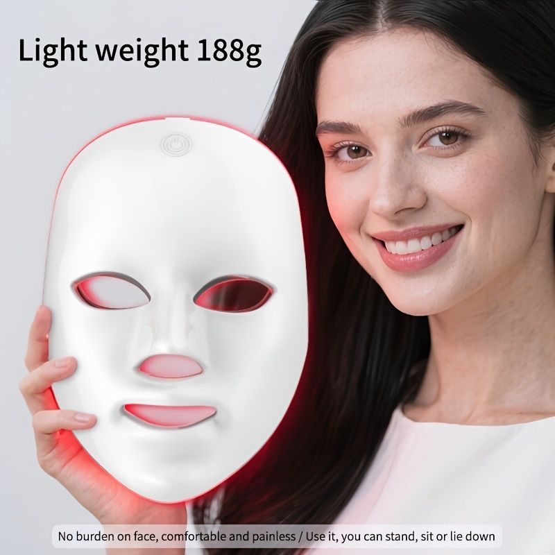 7-Color LED Light Therapy Facial Mask for Skin Rejuvenation