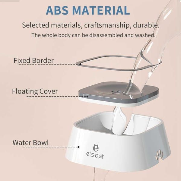 Els Pet Pink Dog Water Feeder