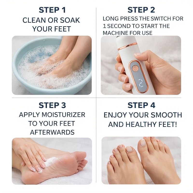Electric Foot Callus Remover | USB Rechargeable