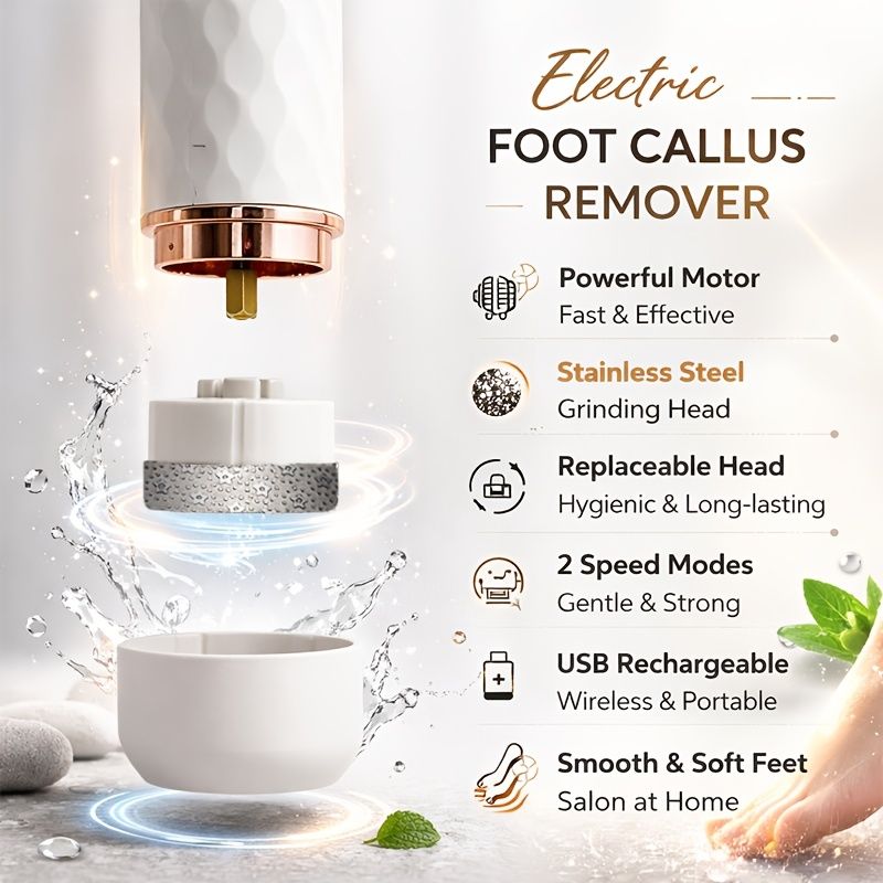 Electric Foot Callus Remover | USB Rechargeable