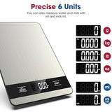 10kg/1g Precision Kitchen Scale: Ultra-Thin, Multi-Unit, Stainless Steel for Aussie Home Cooks