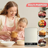 10kg/1g Precision Kitchen Scale: Ultra-Thin, Multi-Unit, Stainless Steel for Aussie Home Cooks