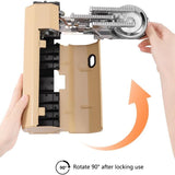 2500W Portable Camping Stove Foldable Butane Stove Indoor/Outdoor Cooking Suitable for Picnic, Backpacking Hiking, Adventure, Home, Travel, Outdoor Patio, RV Trip (Khaki)