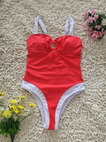 2026 New Exclusive Swimwear Women's Sexy Hollow Out One-piece Swimsuit Simple Premium Size L