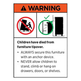 Console Table with 3 Drawers, Industrial Entryway Table with 3 Tier Storage Shelves