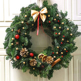 Christmas Wreaths & Garlands: Metal Wreath Round Iron Ring For Christmas