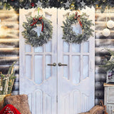 Christmas Wreaths & Garlands: Metal Wreath Round Iron Ring For Christmas