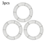 Christmas Wreaths & Garlands: Metal Wreath Round Iron Ring For Christmas
