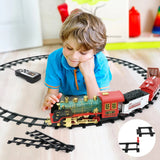 Building Toys: RC Track Train Set with Steam Effect