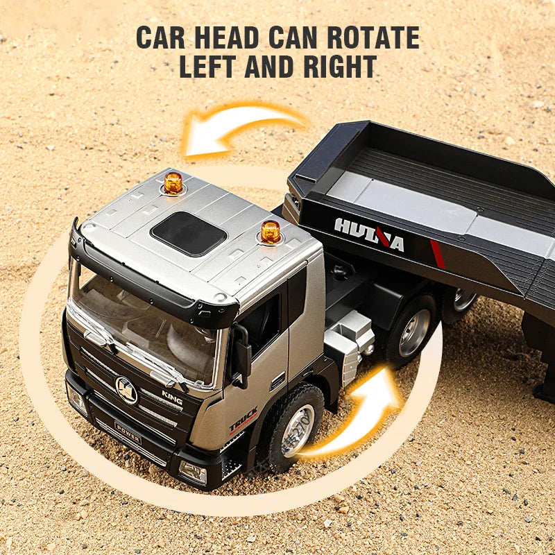 Outdoor Play Equipment: Rc Flat Truck 9-Channel Alloy Remote Control Trailer