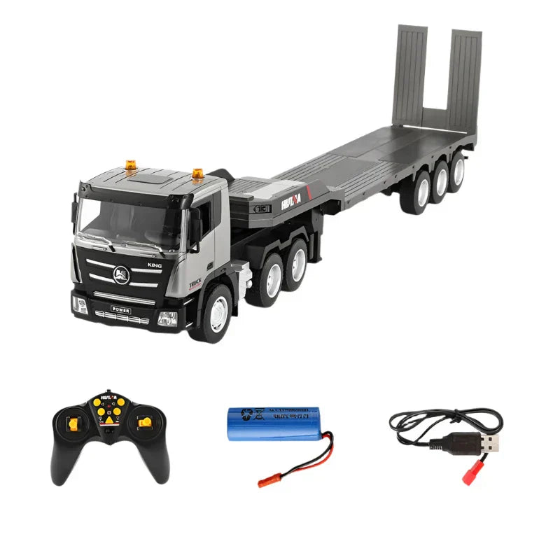 Outdoor Play Equipment: Rc Flat Truck 9-Channel Alloy Remote Control Trailer