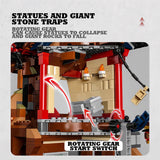 Building Toys: Dragon Energy Temple Building Blocks Model Set