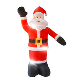 Christmas Decorations: 8Ft Tall Inflatable Santa Claus With 9 Led Lights