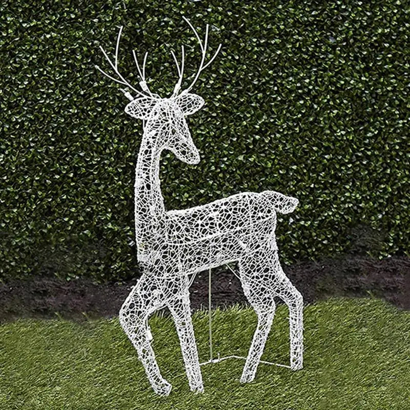 Lighted Christmas Deer Reindeer Family With Led Lights