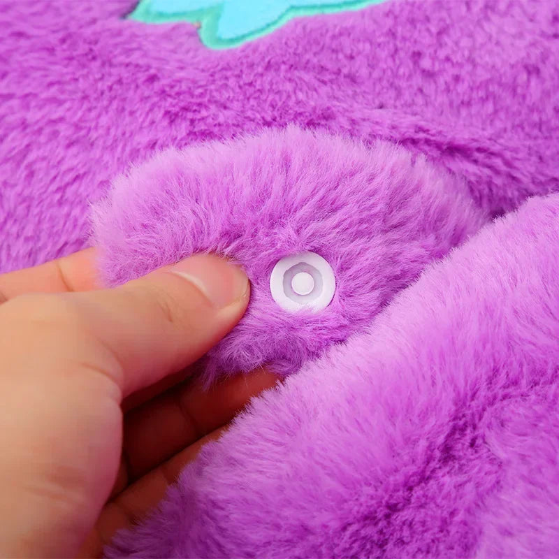 Sleeping Bags: Kids Shark Sleeping Bag Plush Doll Pillow (Purple)
