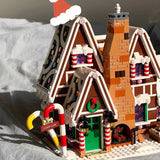 Building Toys: Santa Claus Gingerbread House Building Blocks