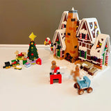 Building Toys: Santa Claus Gingerbread House Building Blocks